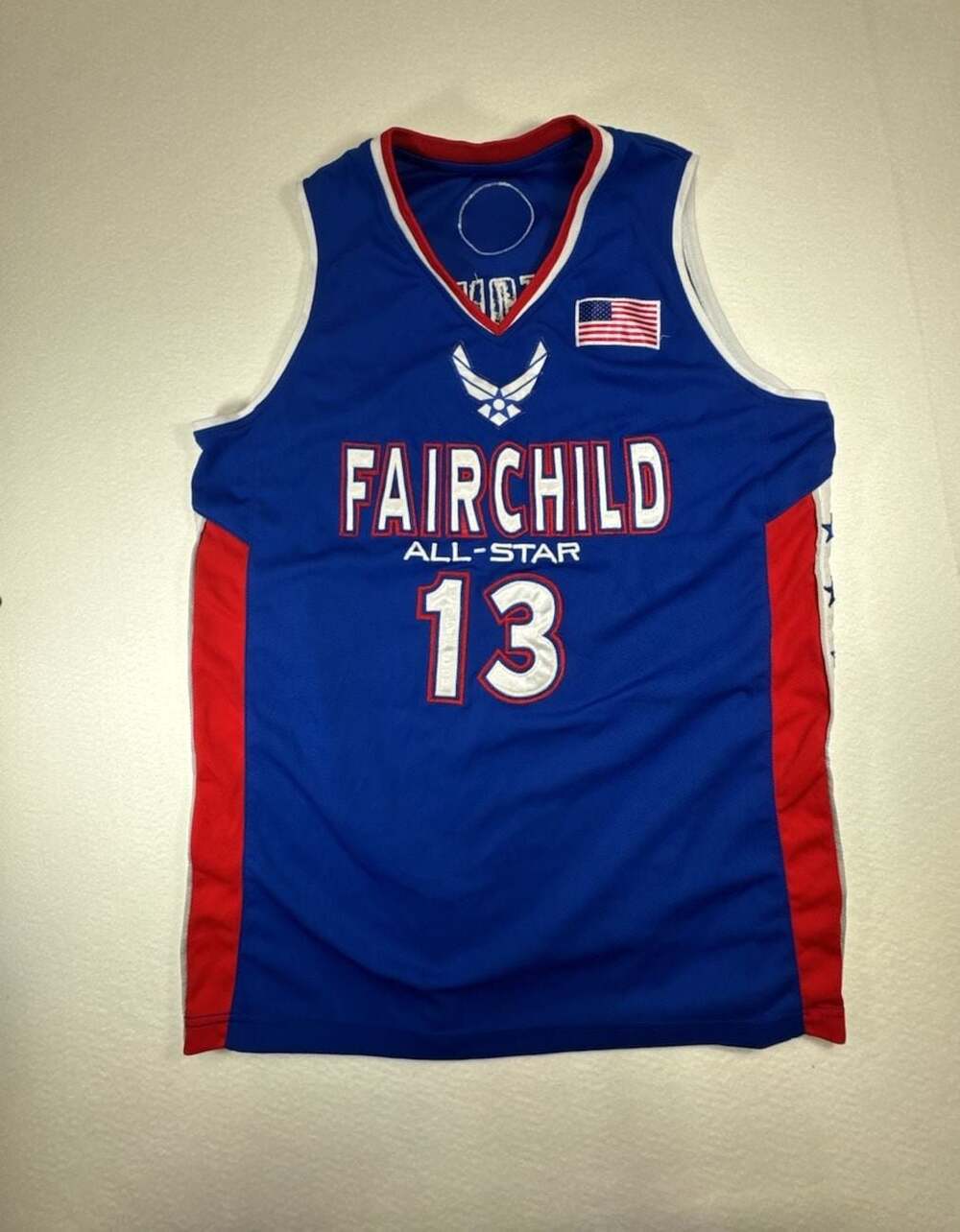 US Air Force Fairchild All-Star #13 'Stone' Team Issued Basketball Jersey